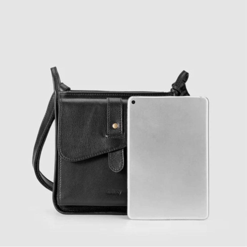 NWT, Minooy - Athena Unique Design Mini Crossbody Bag, Black, A20 - Picture 4 of 4